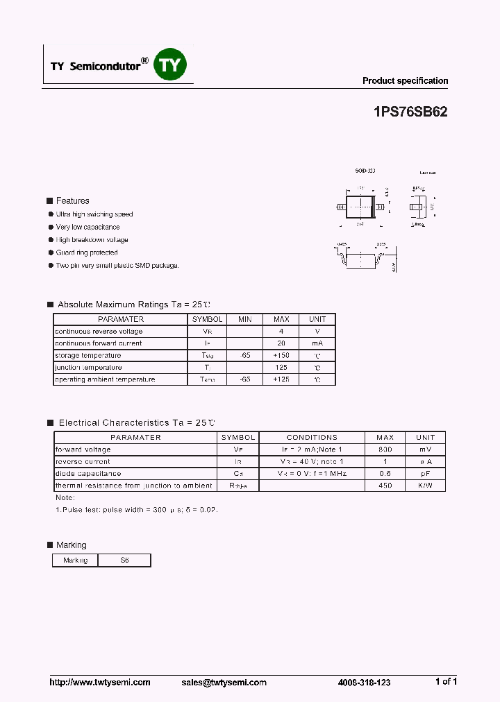 1PS76SB62_8315635.PDF Datasheet