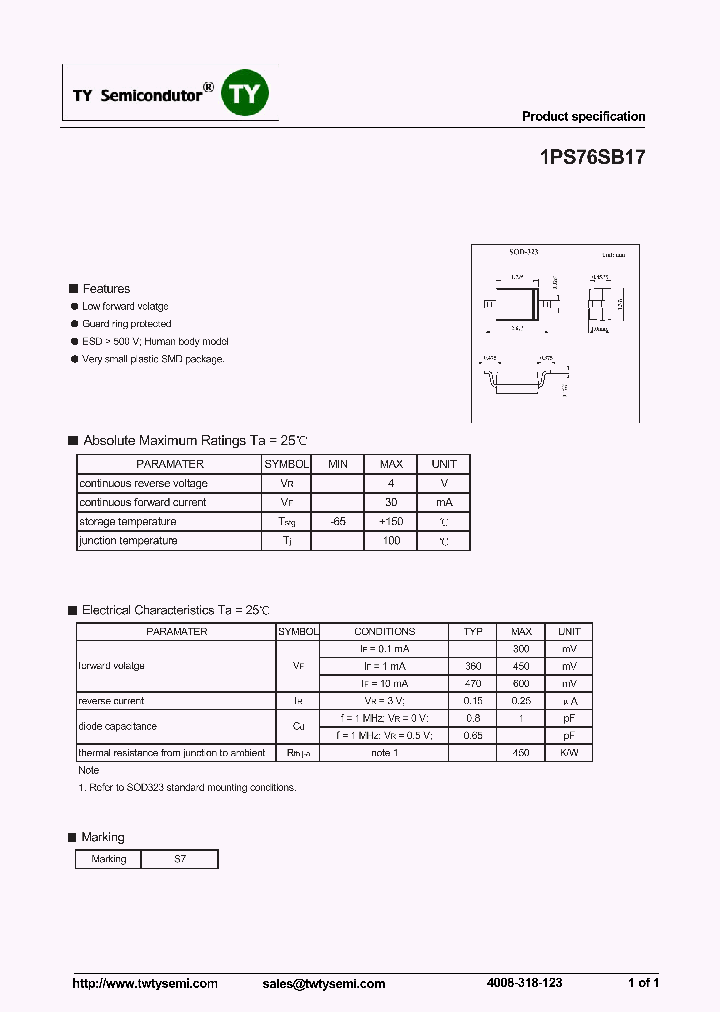 1PS76SB17_8315640.PDF Datasheet