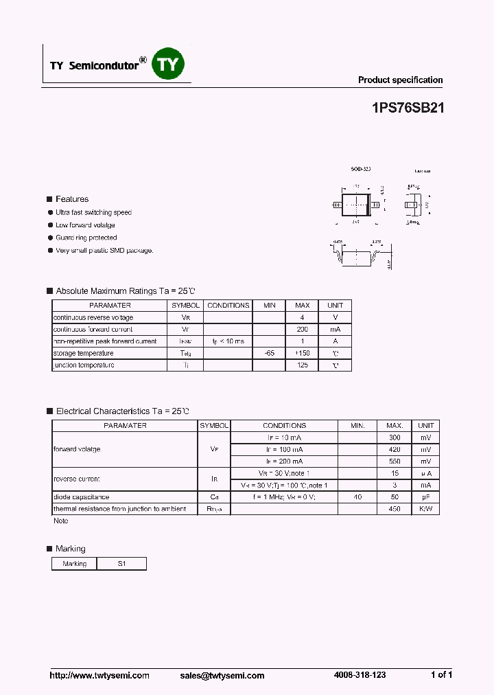 1PS76SB21_8315641.PDF Datasheet