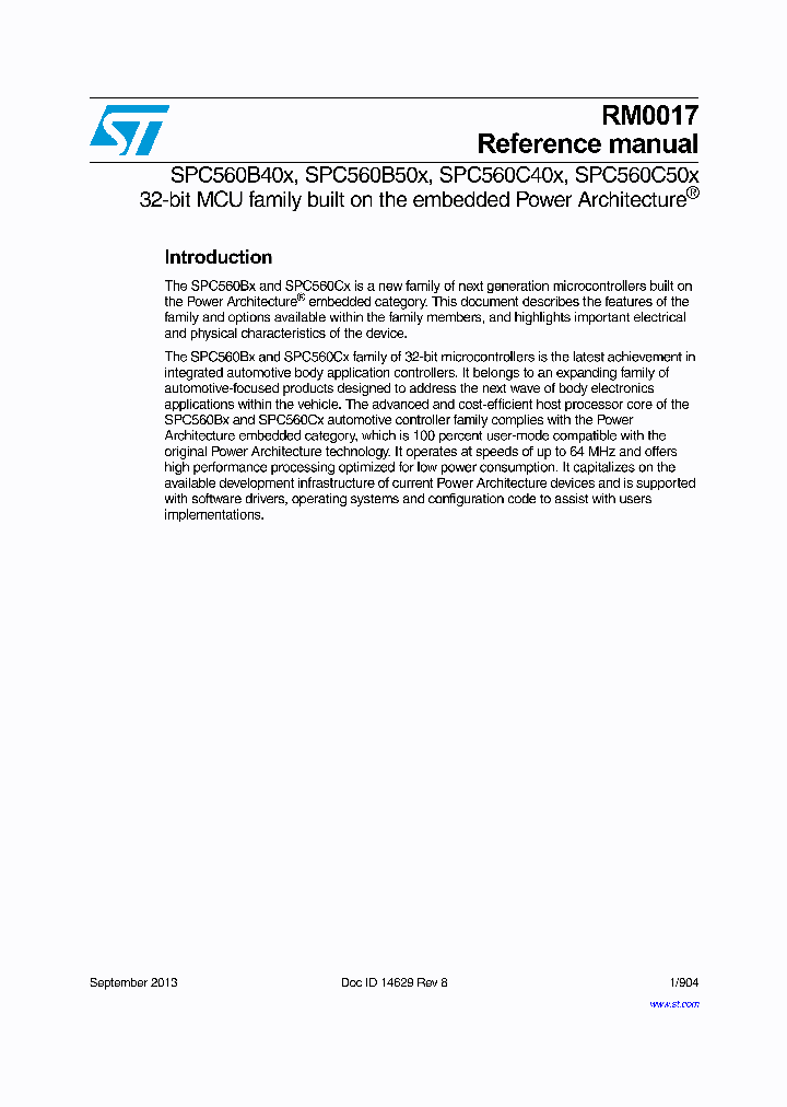 RM0017_8315651.PDF Datasheet