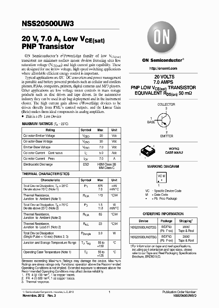 NSS20500UW3_8315808.PDF Datasheet