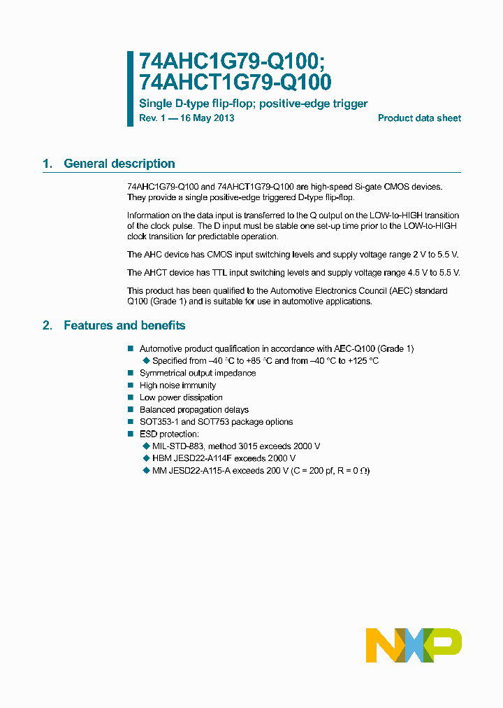 74AHC1G79GV-Q100_8315971.PDF Datasheet