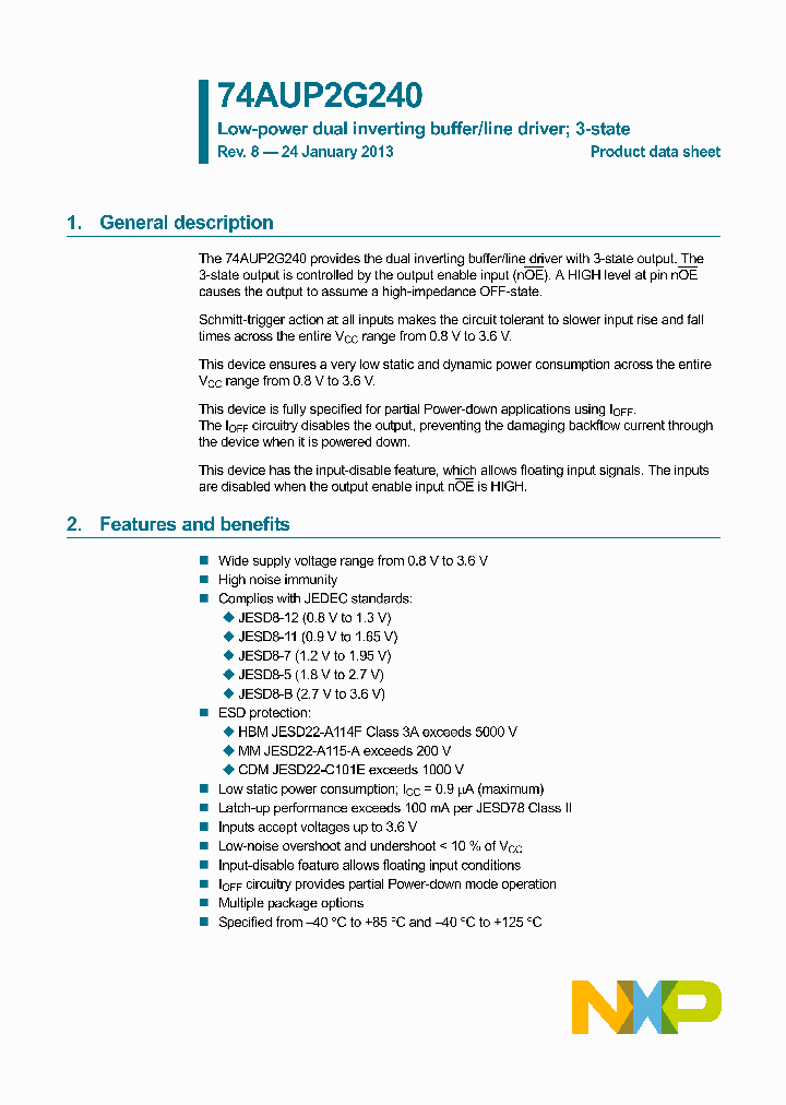 74AUP2G240GD_8315993.PDF Datasheet