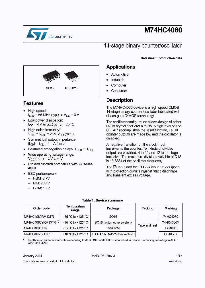 M74HC4060YTTR_8316344.PDF Datasheet