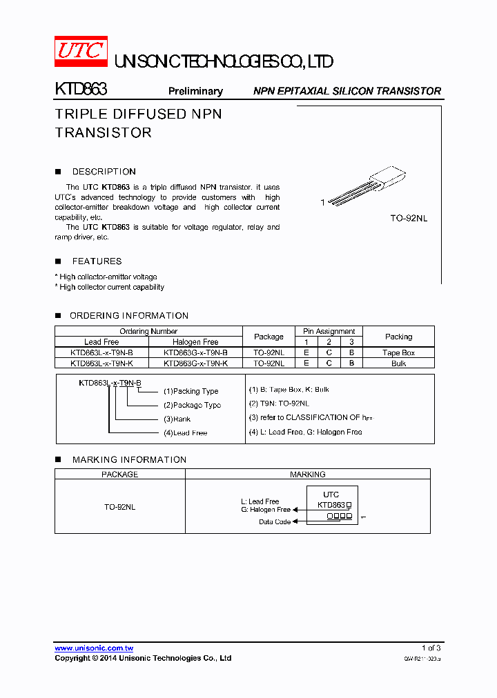 KTD863L-GR-T9N-K_8316467.PDF Datasheet