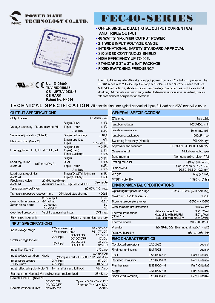 FEC40-24D3305_8317115.PDF Datasheet