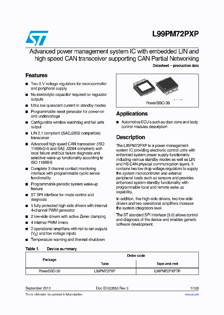 L99PM72PXP_8317300.PDF Datasheet