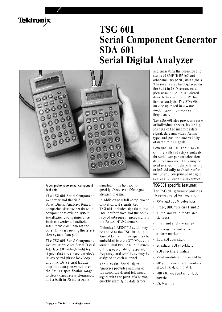 TSG601_8317525.PDF Datasheet