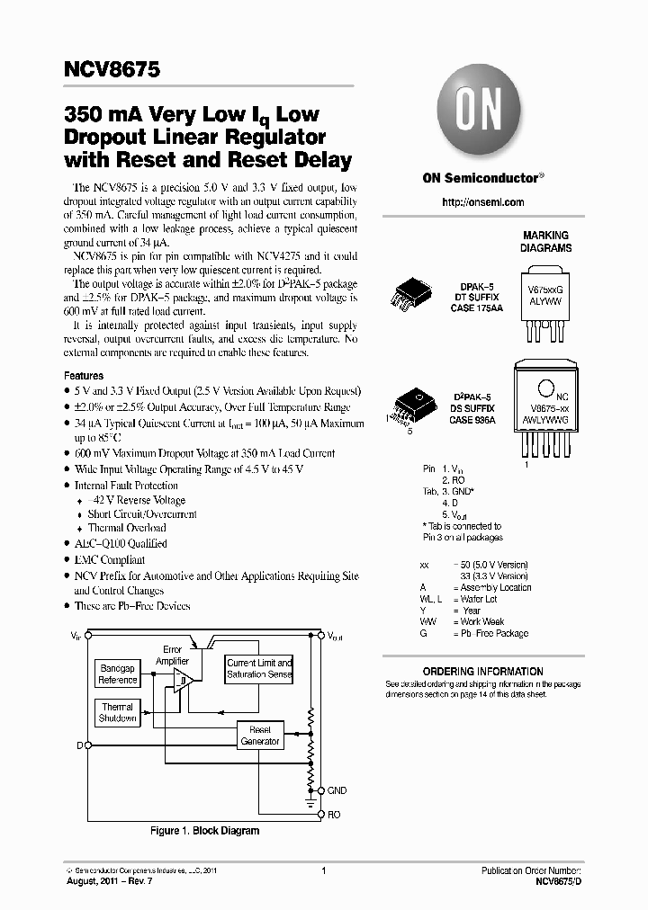 NCV8675DT50RKG_8317621.PDF Datasheet
