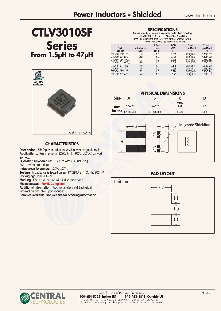 CTLV3010SF_8318021.PDF Datasheet