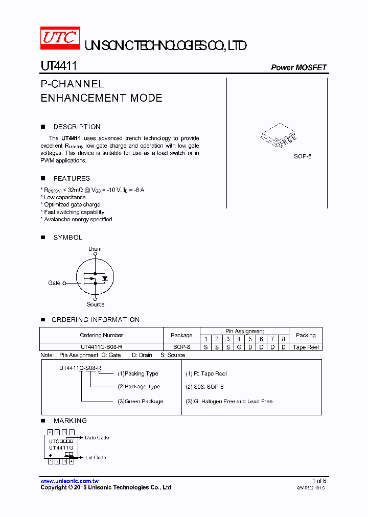 UT4411G-S08-R_8318156.PDF Datasheet