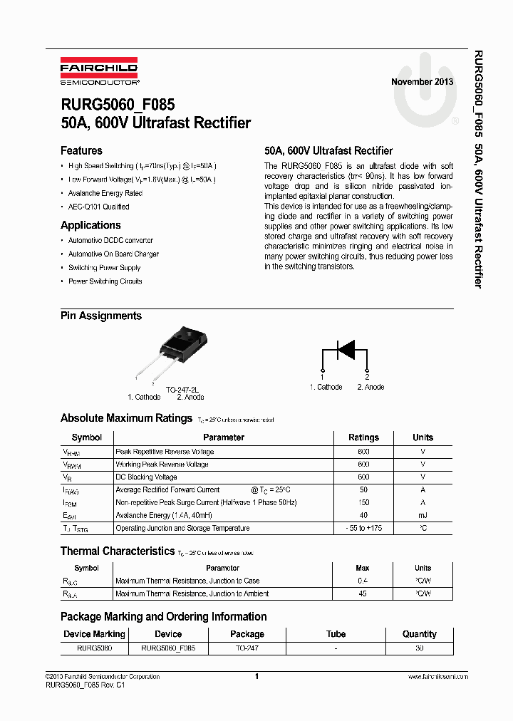 RURG5060F085_8318458.PDF Datasheet