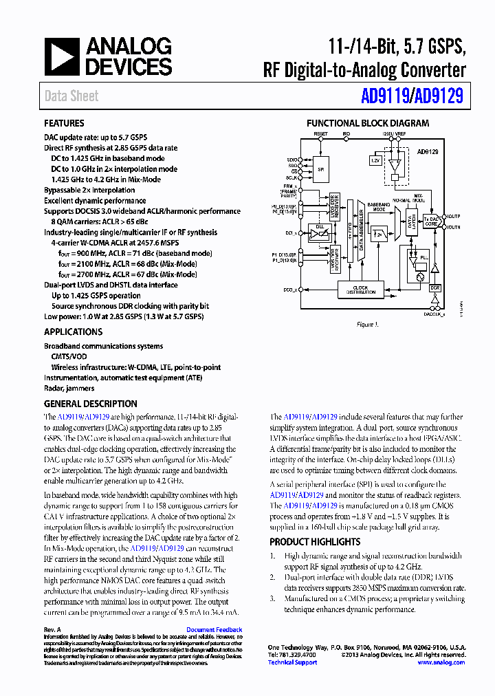 AD9119_8318571.PDF Datasheet
