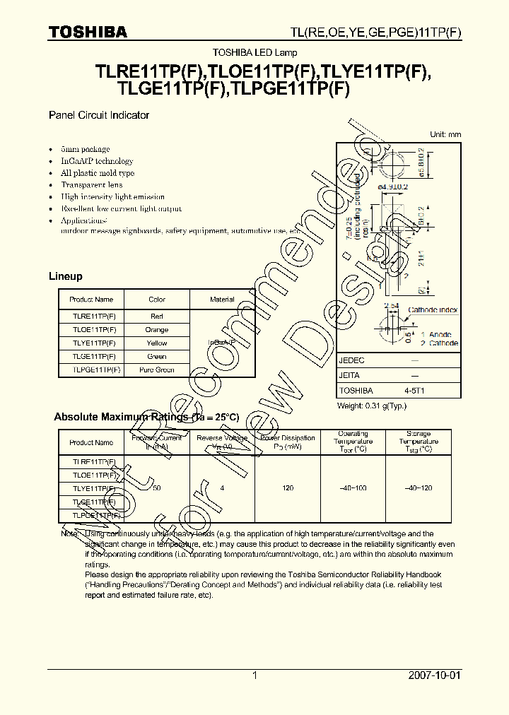TLOE11TPF_8318623.PDF Datasheet