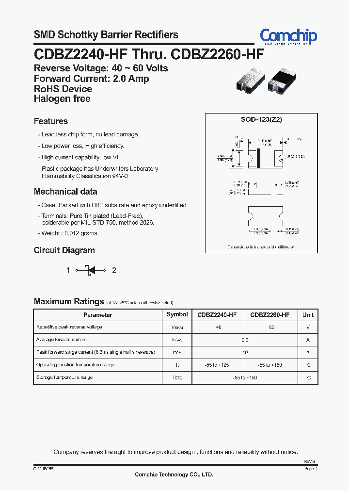 CDBZ2240-HF_8318627.PDF Datasheet