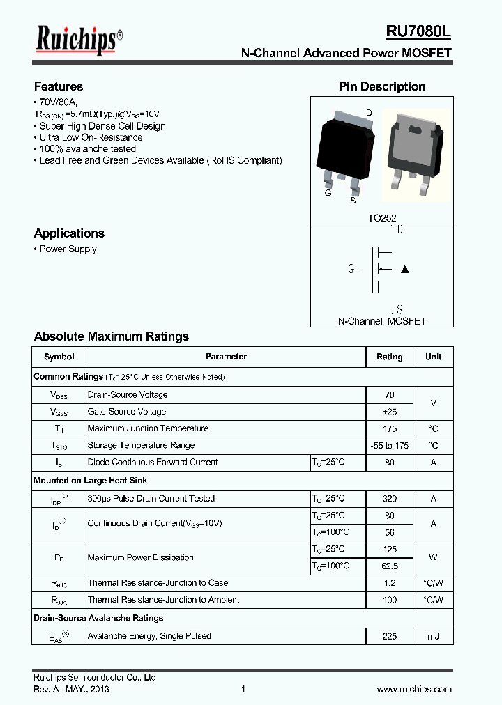 RU7080L_8319471.PDF Datasheet