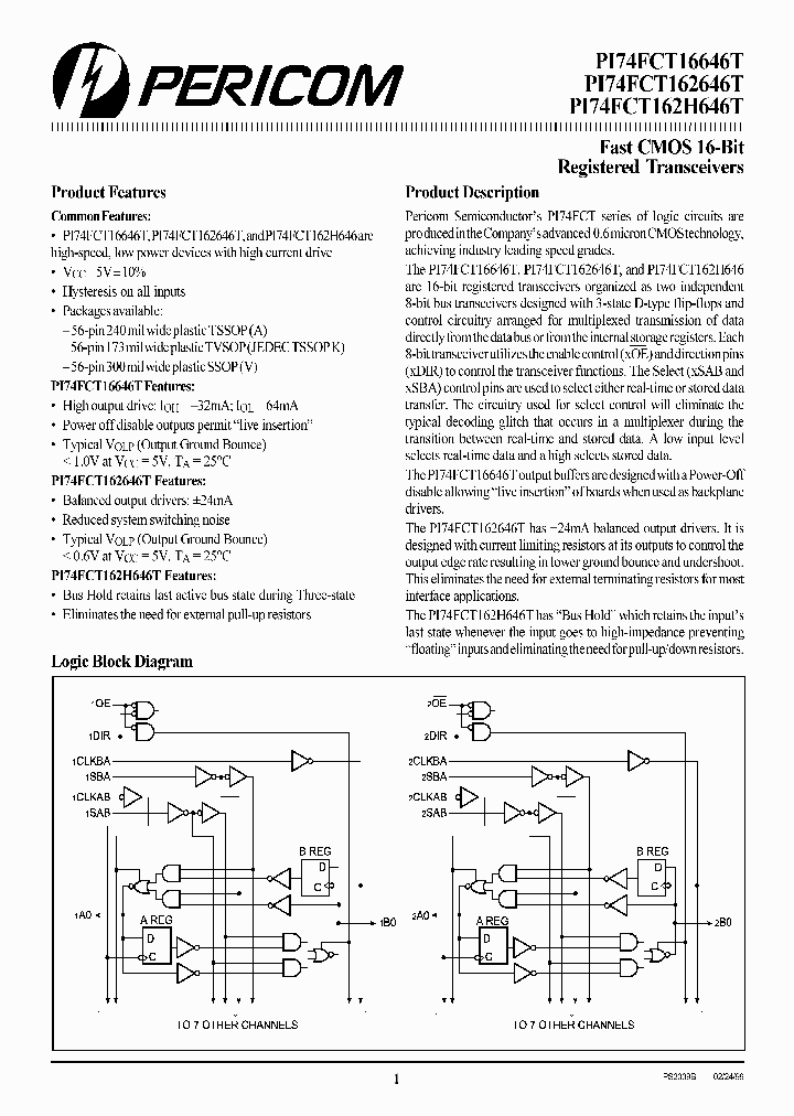 PI74FCT162H646T_8319508.PDF Datasheet