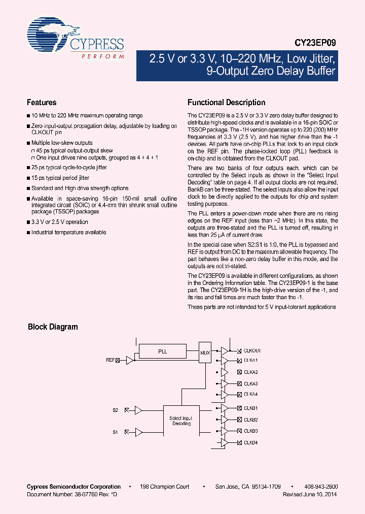 CY23EP09SXC-1_8319646.PDF Datasheet