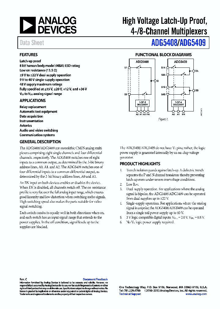 ADG5408_8320345.PDF Datasheet