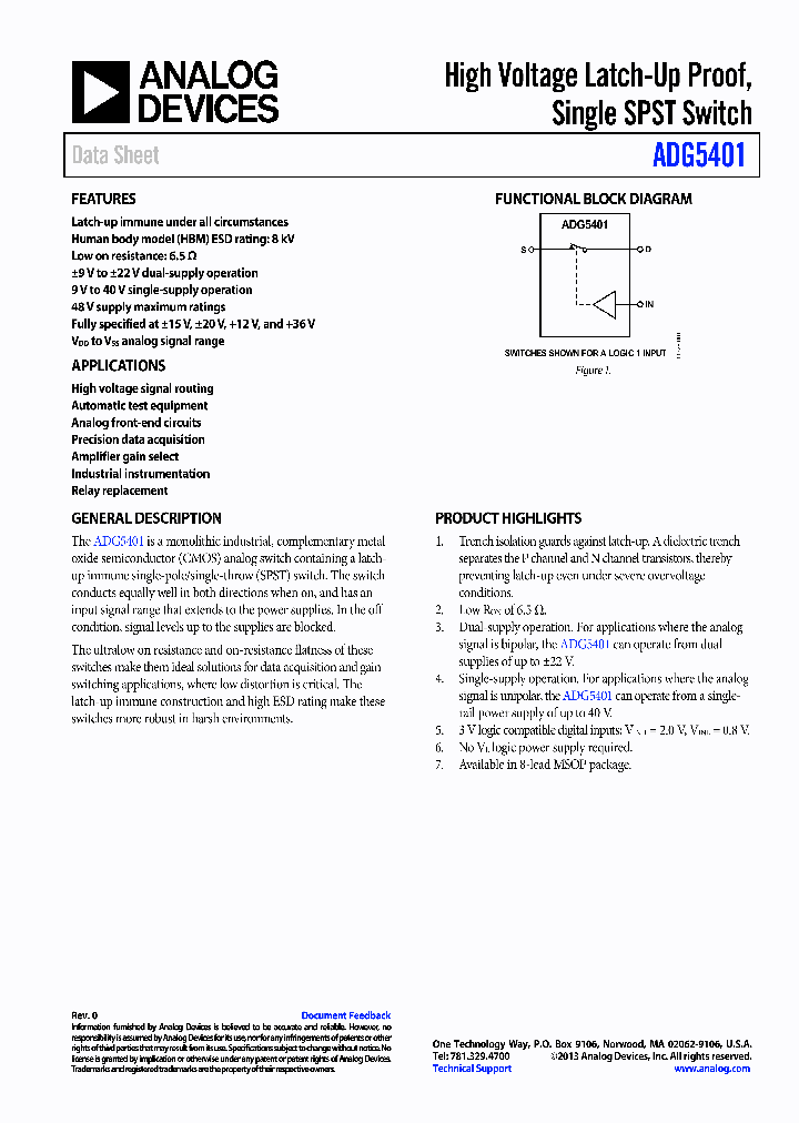 ADG5401_8320343.PDF Datasheet