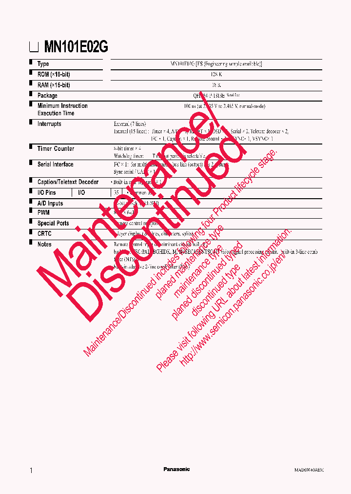MN101E02G_8320535.PDF Datasheet