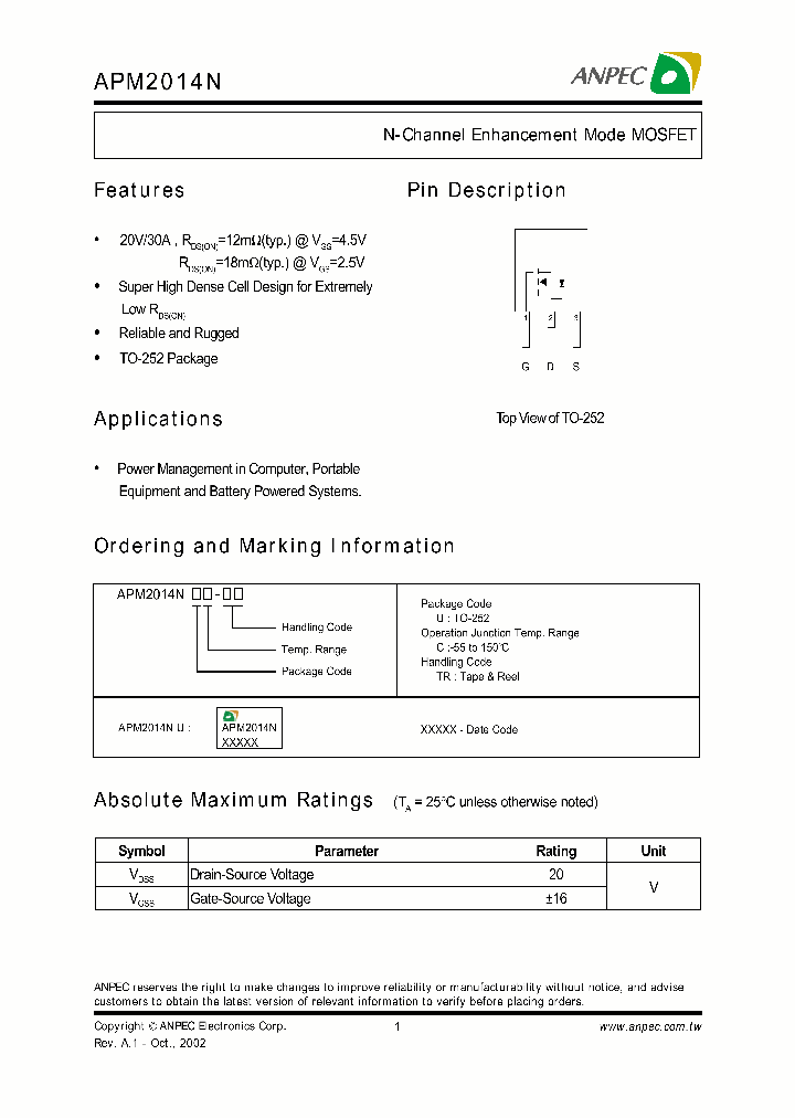 APM2014NUC-TR_8320701.PDF Datasheet