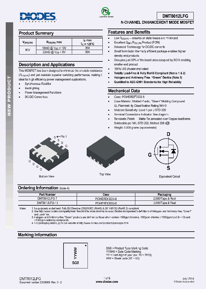 DMT8012LFG-13_8321350.PDF Datasheet