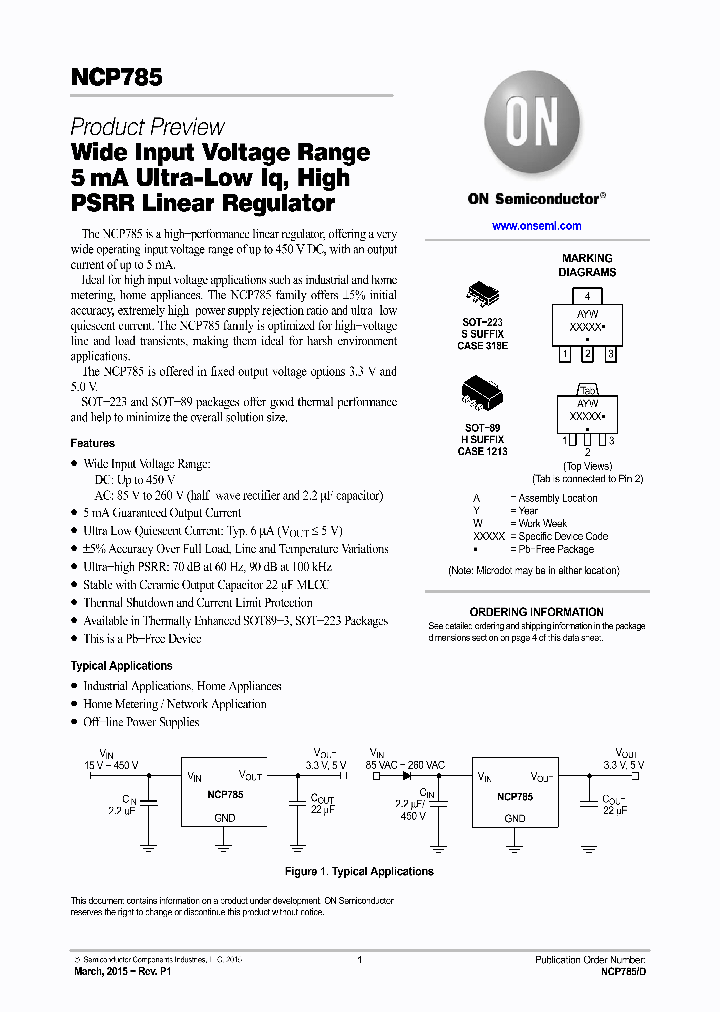 NCP785H50T1G_8321416.PDF Datasheet