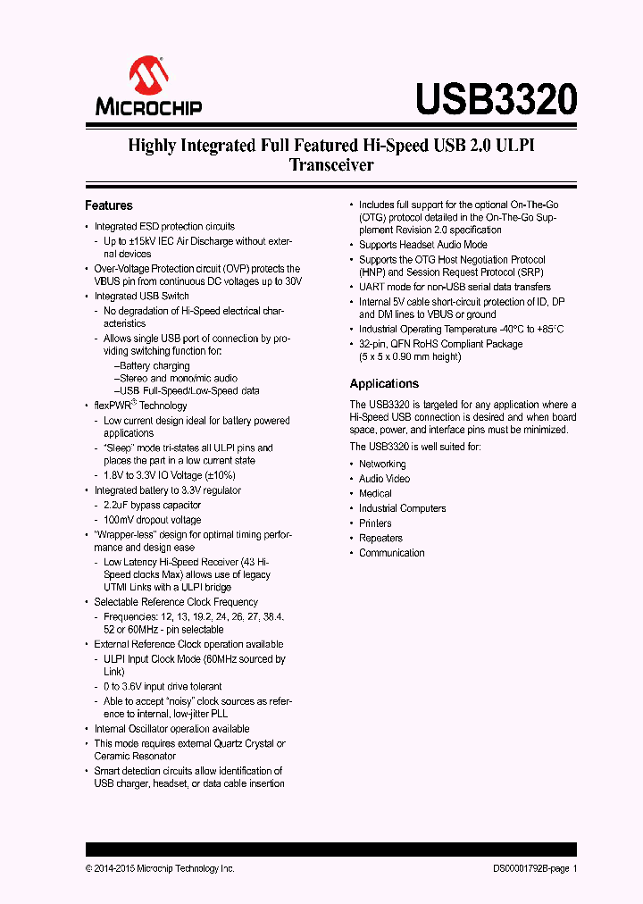 USB3320_8321741.PDF Datasheet