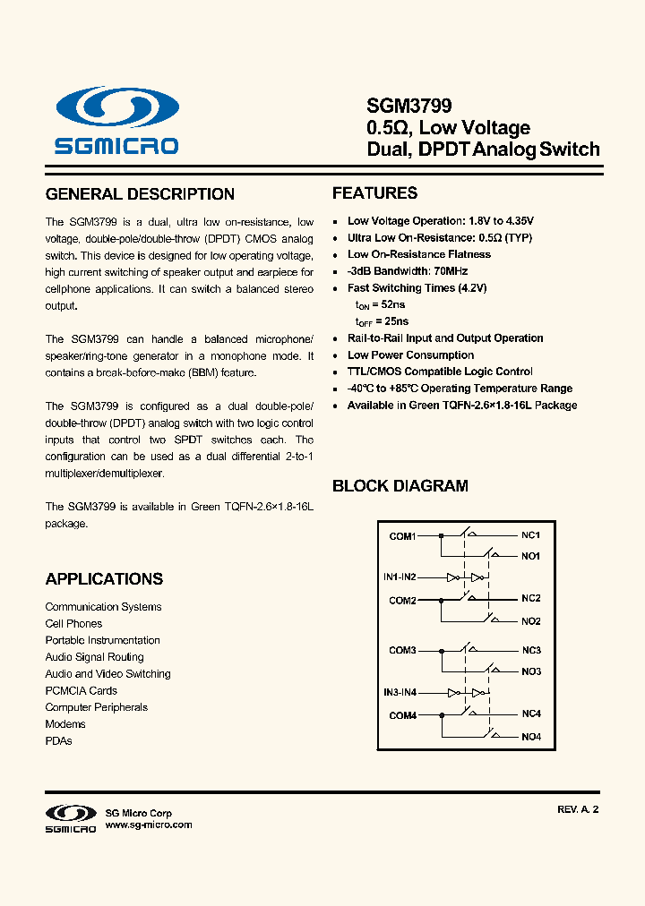 SGM3799_8322315.PDF Datasheet