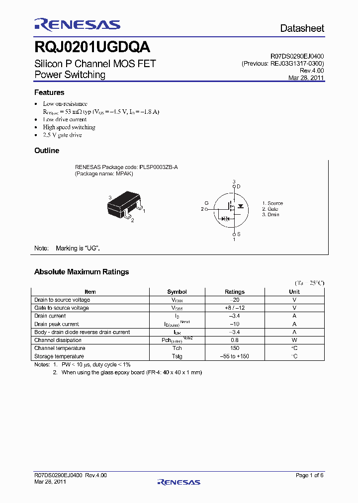 RQJ0201UGDQATL-H_8322508.PDF Datasheet