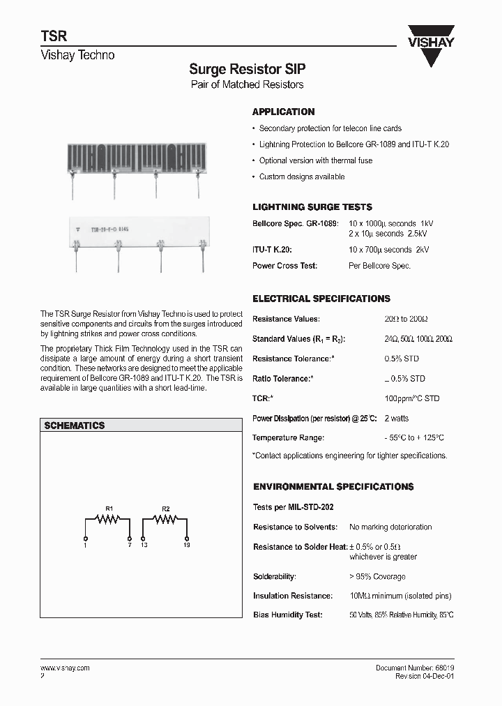 TSR_8323050.PDF Datasheet