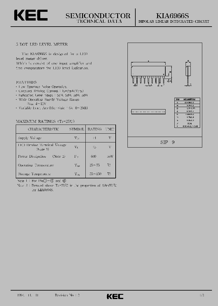 KIA6966S_8323085.PDF Datasheet