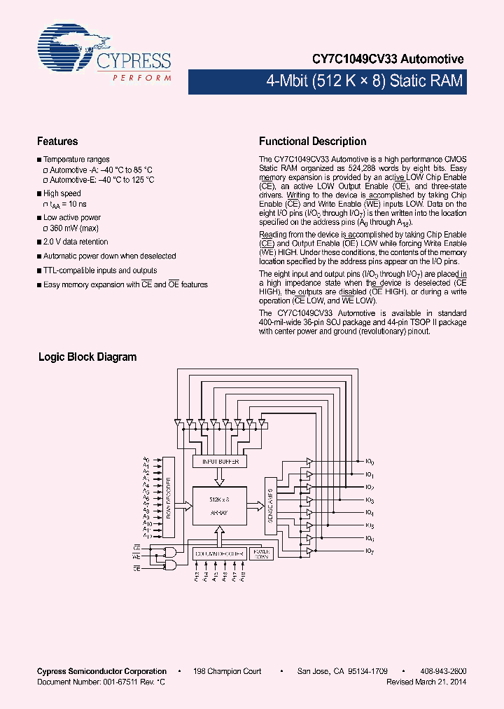 CY7C1049CV33-12ZSXA_8323793.PDF Datasheet