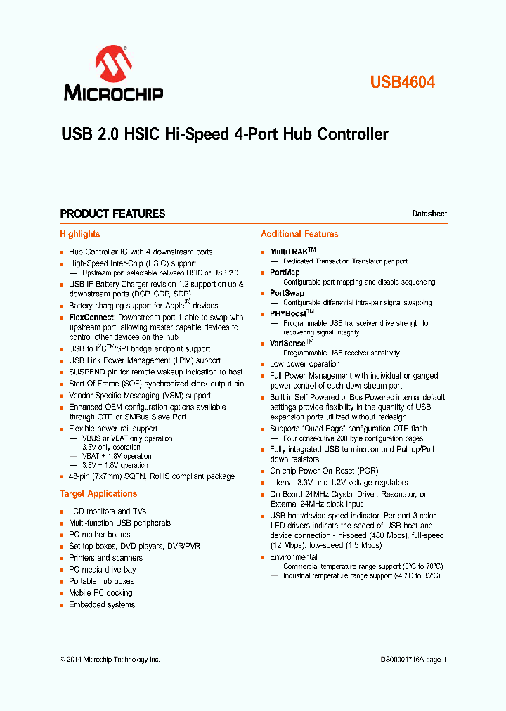 USB4604_8323885.PDF Datasheet