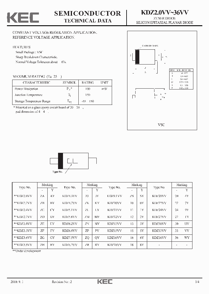 KDZ56VV_8323963.PDF Datasheet