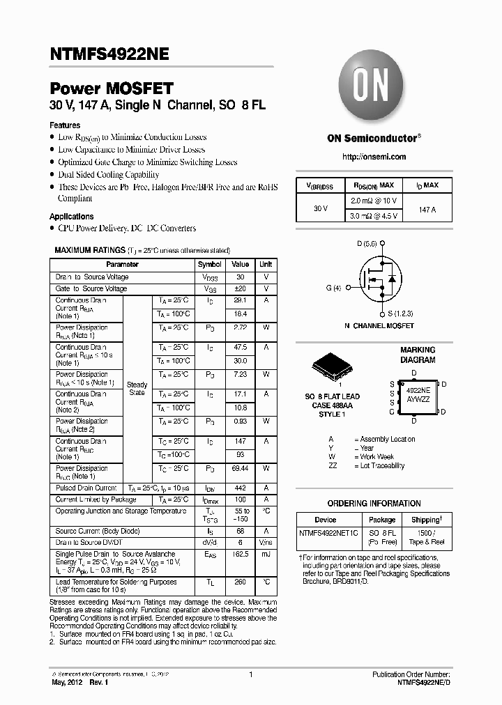 NTMFS4922NE_8324310.PDF Datasheet