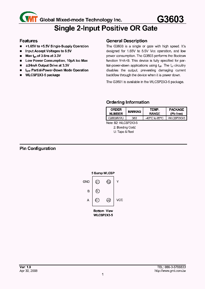 G3603_8324539.PDF Datasheet