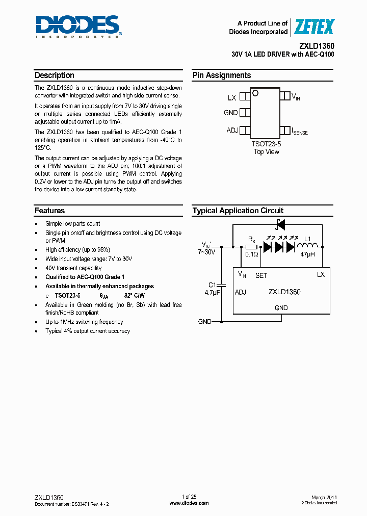 ZXLD1360ET5TA_8324790.PDF Datasheet