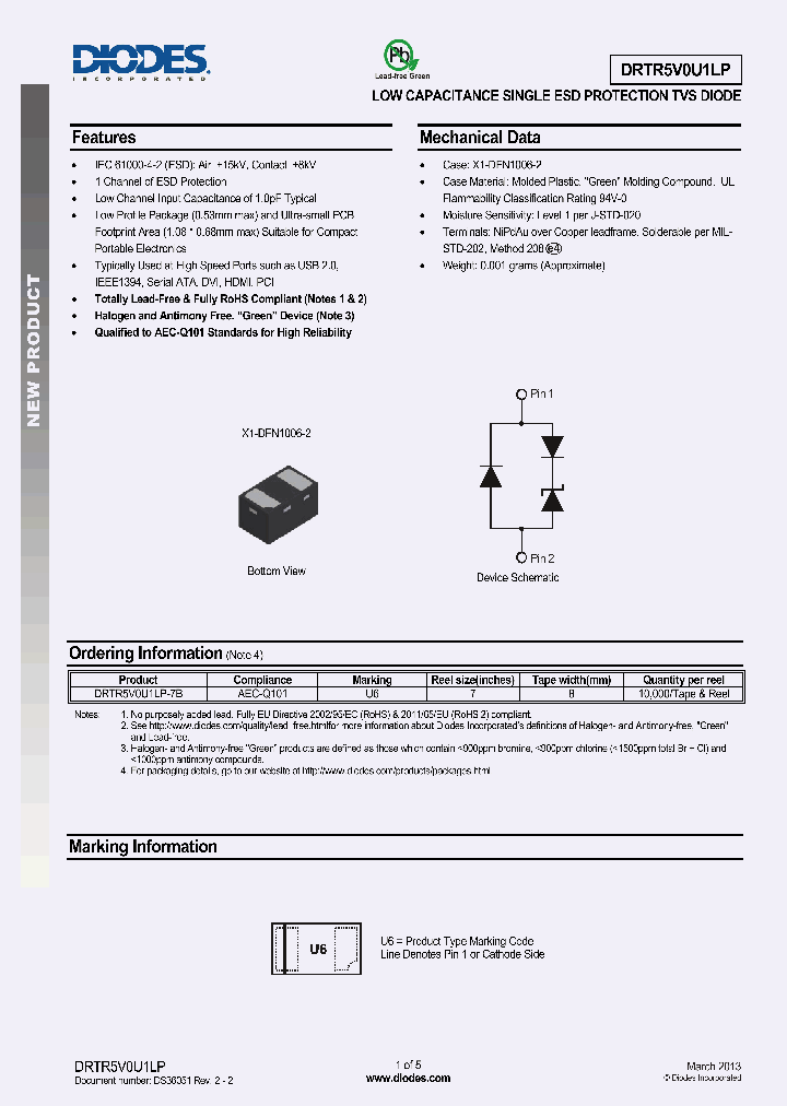 DRTR5V0U1LP_8324916.PDF Datasheet