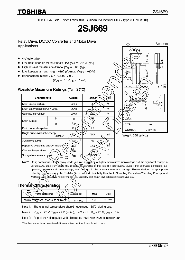 2SJ669_8325074.PDF Datasheet