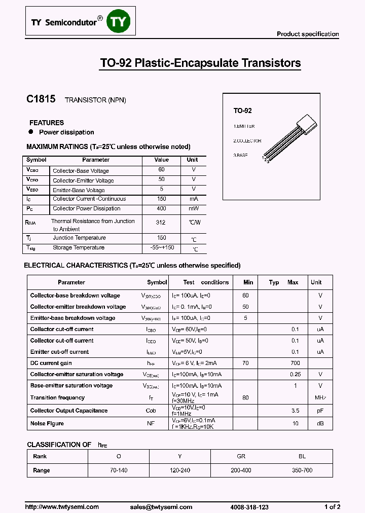 C1815_8325518.PDF Datasheet