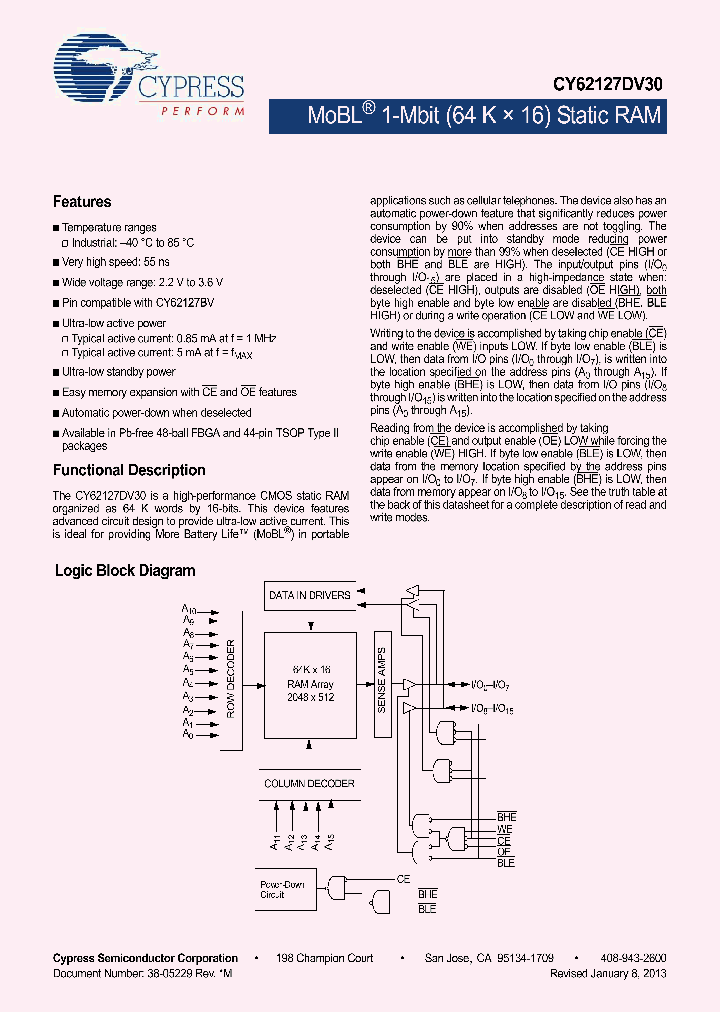 CY62127DV30LL-55BVXIT_8325688.PDF Datasheet