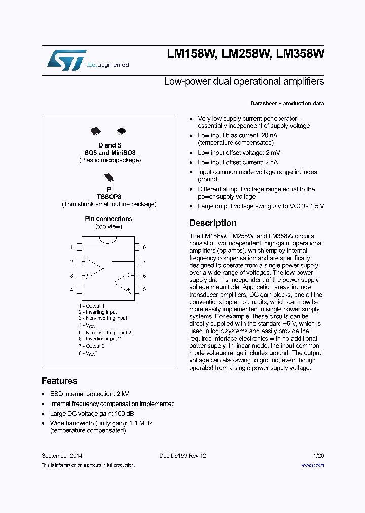 LM158WDT_8325742.PDF Datasheet