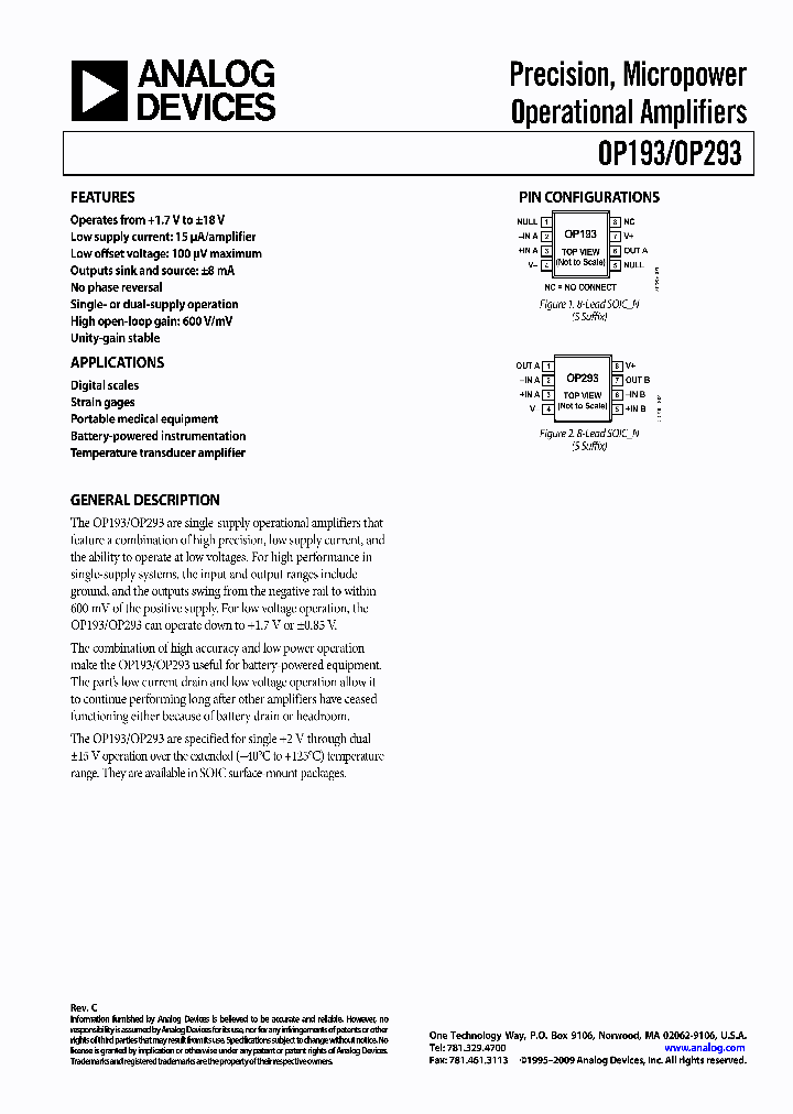 OP193FSZ_8326315.PDF Datasheet