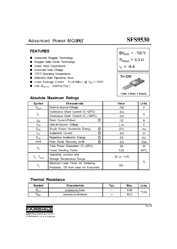 SFS9530_8329239.PDF Datasheet
