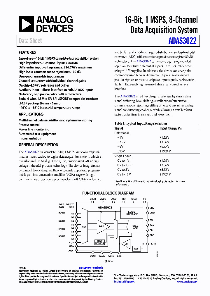 ADAS3022_8329437.PDF Datasheet