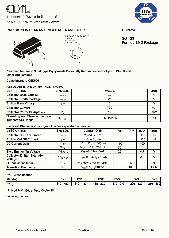 CSB624_8329907.PDF Datasheet