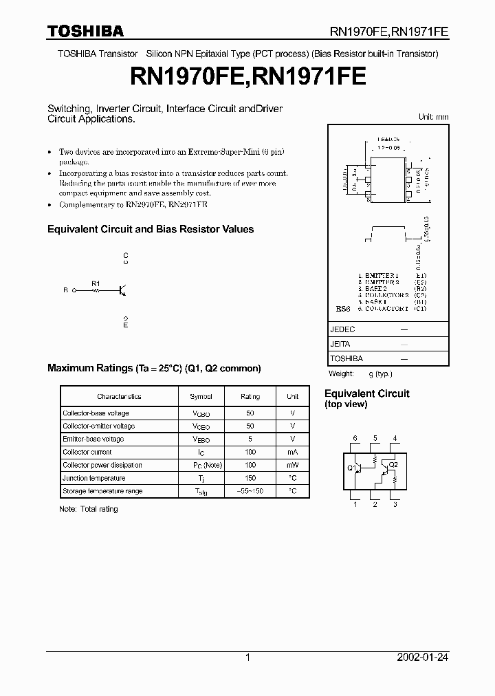 RN1970FE_8330082.PDF Datasheet