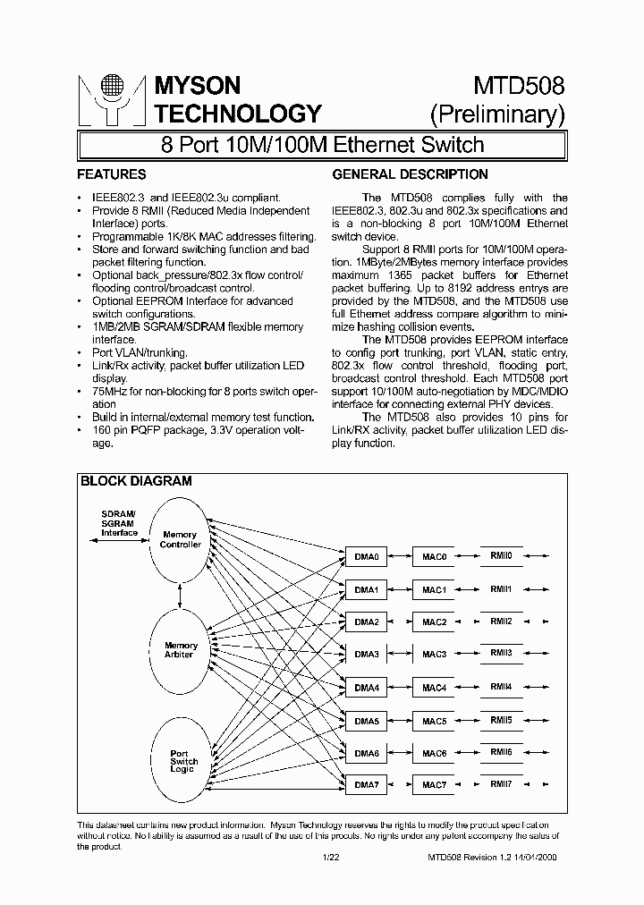 MTD508_8330052.PDF Datasheet